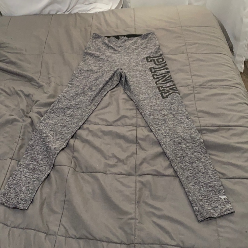 PINK grey leggings
